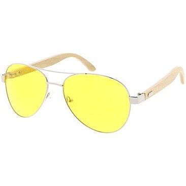 Pack of 12 Tinted Aviator Sunglasses