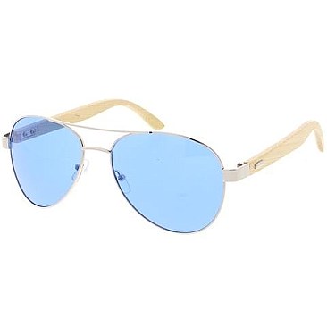 Pack of 12 Tinted Aviator Sunglasses