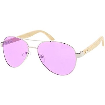 Pack of 12 Tinted Aviator Sunglasses