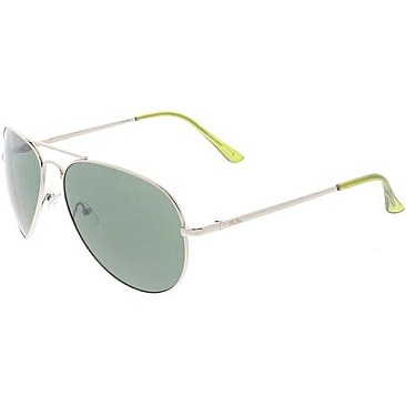 Pack of 12 Fashion Jolie Rose Aviator Sunglasses