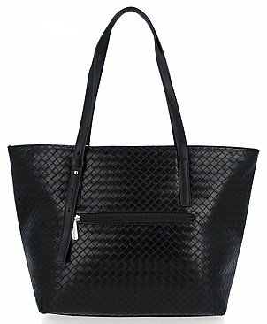 David Jones Paris Woven Scarfed Tote Bag