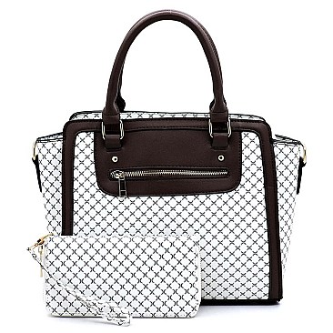 Monogrammed 2-in-1 Satchel