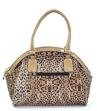 Leopard Print Large Size Tote-Satchel