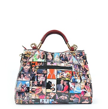 Obama Metal Handle Satchel Handbags