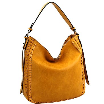 HIGH QUALITY Braid Accent Extendable Hobo