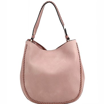Quality Braid Accent Bucket Hobo MH-BAD0007