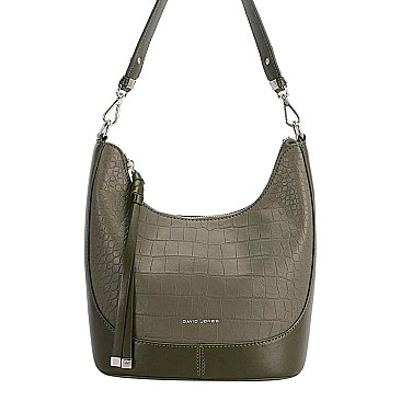 David Jones Croc Hobo Bag -Original