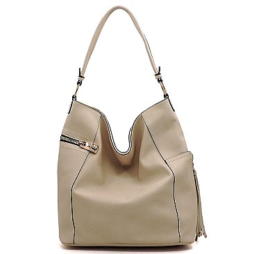 Fashion Zipper Shoulder Bag Hobo