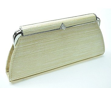 CLASP CLOSURE SATIN CLASSY EVENING BAG