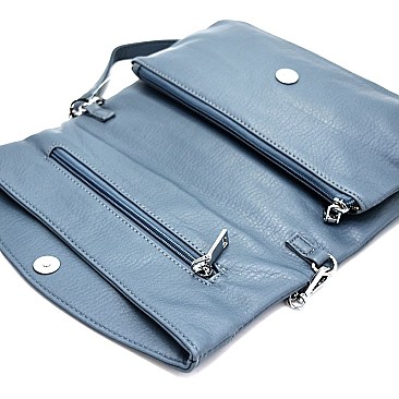 Chain Soft Flap Clutch Cross Body