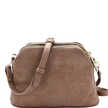 BGW16792-LP Madison West Multi Compartment Dome Cross Body