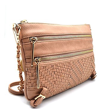 BGW46433-LP Madison West Woven Cross Body