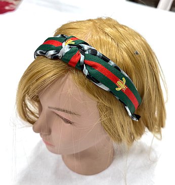 Queen Bee Stripe / Leoprad Head Band