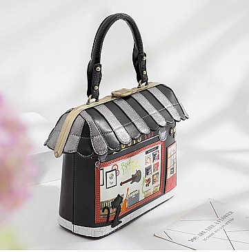 Retro Handmade House Shaped Bag