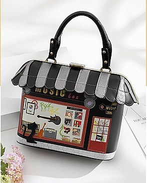 Retro Handmade House Shaped Bag