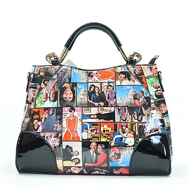 Obama Metal Handle Satchel Handbags