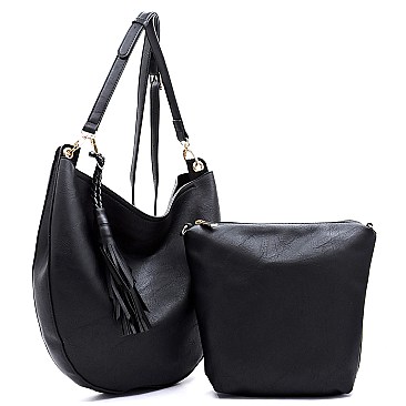 Fashion Tassel 2-in-1 Crossbody Bag