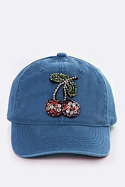 Crystal Cherry Iconic Washed Cap EMH8647J