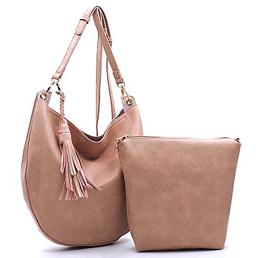 Fashion Tassel 2-in-1 Crossbody Bag