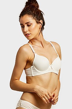 PACK OF 6 PIECES COMFY FULL CUP PLAIN BRA MUBR4081P6
