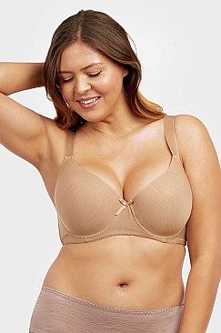 PACK OF 6 PIECES COMFY FULL CUP DD CUP BRA, WIDE STRAP