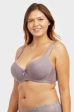 PACK OF 6 PIECES COMFY FULL CUP DD CUP BRA, WIDE STRAP