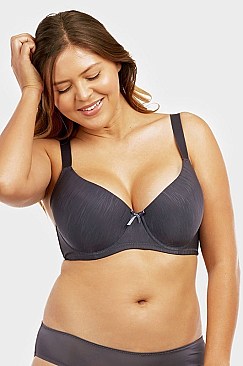 PACK OF 6 PIECES COMFY FULL CUP DD CUP BRA, WIDE STRAP