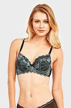 PACK OF 6 PIECES SEXY FULL CUP LACE BRA MUBR4348L