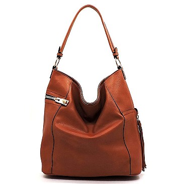 Fashion Zipper Shoulder Bag Hobo