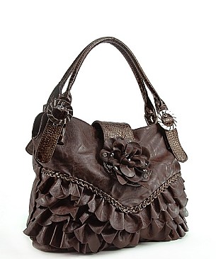 Flower Ruffled Bag