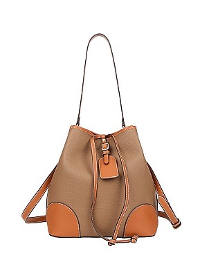 Large Size Drawstring Bucket Shoulder Bag