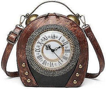 Real Working Clock Shoulder & Satchel Handbags