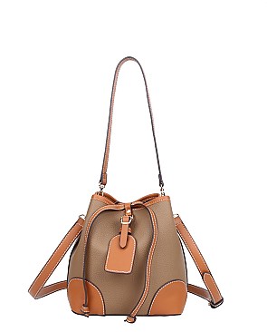 Drawstring Bucket Shoulder Bag