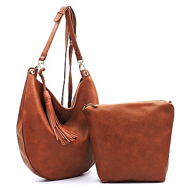 Fashion Tassel 2-in-1 Crossbody Bag