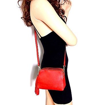 Tassel Accent 5-Compartments Cross Body MH-BS2070