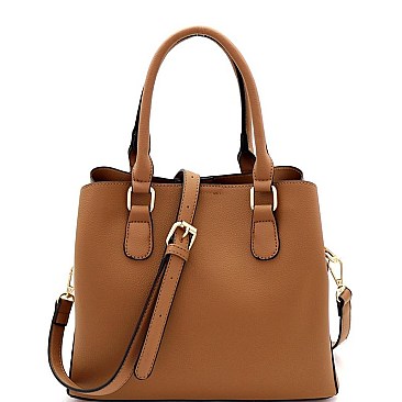 Classy Multi-Compartment 2-Way Satchel MH-BS3366