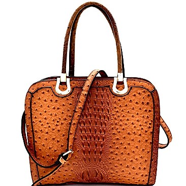 Hot Ostrich Embossed Satchel MH-BW1956