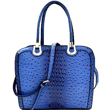 Hot Ostrich Embossed Satchel MH-BW1956