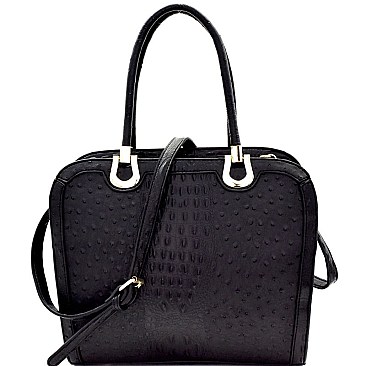 Hot Ostrich Embossed Satchel MH-BW1956