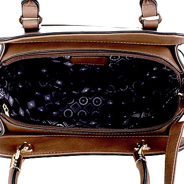 Stud Accent 2 in 1 Satchel Wristlet SET MH-BY4073S