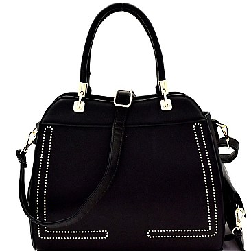 Stud Accent 2 in 1 Satchel Wristlet SET MH-BY4073S