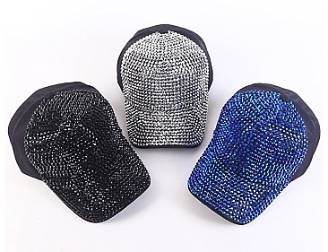 Rhinestone Adjustable Baseball Cap