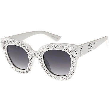 Pack of 12 Oversized Statement Sunglasses