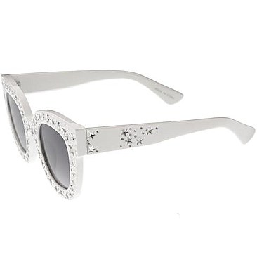 Pack of 12 Oversized Statement Sunglasses