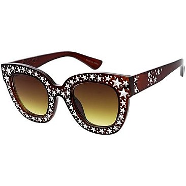 Pack of 12 Oversized Statement Sunglasses
