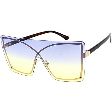 Pack of 12 Shield Sunglasses