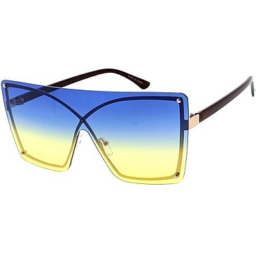 Pack of 12 Shield Sunglasses