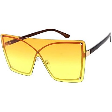 Pack of 12 Shield Sunglasses