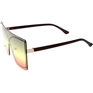 Pack of 12 Shield Sunglasses