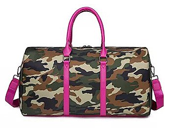 Leopard - Camouflage Print Carry On Duffle Bag